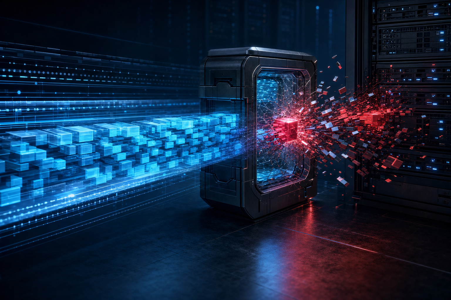 Malformed compressed HTTP data breaking through a Brotli decoder toward a server